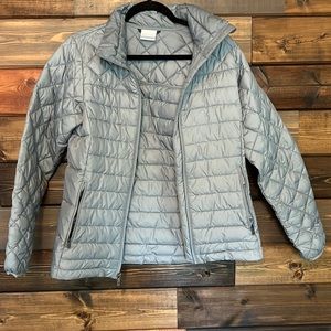 Light Grey Blue Columbia Coat
